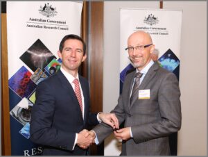 Professor David McAlpine recieving ARC award