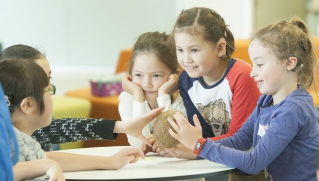 Child at the science camp