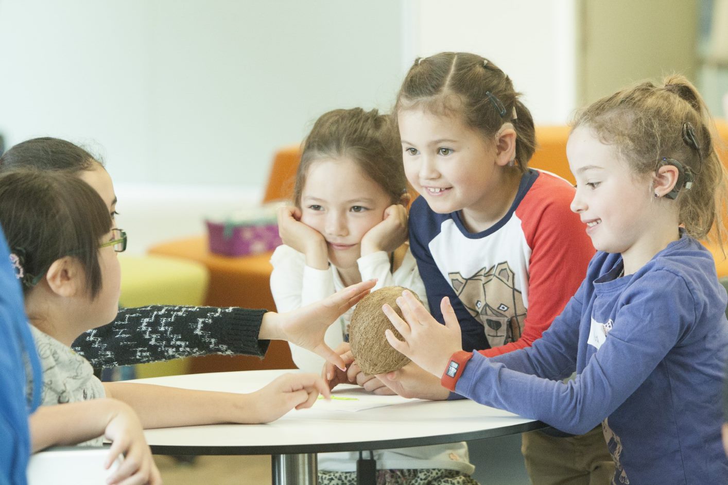 Child at the science camp