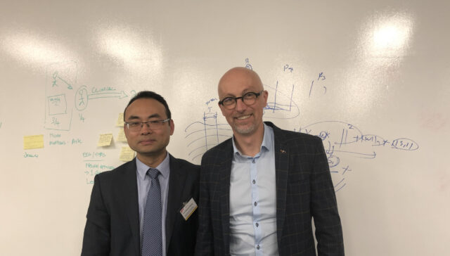 Professor Michael Sheng and Professor David McAlpine