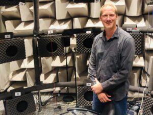 Jorg Buchholz in Anechoic Chamber