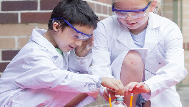 Junior Science Camp children