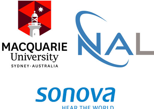 MQ, NAL and Sonova logo