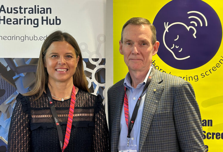 Professor Greg Leigh and Professor Catherine McMahon