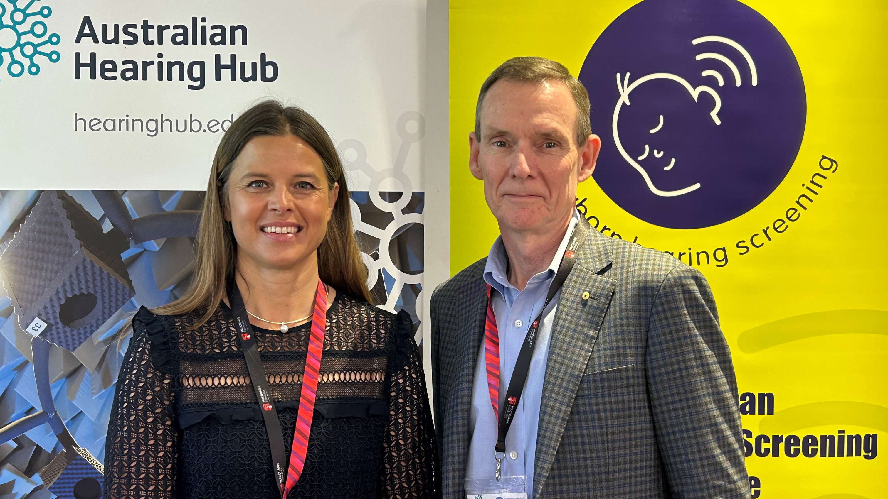 Professor Greg Leigh and Professor Catherine McMahon