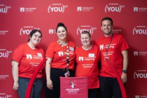 Macquarie University Hearing organising team: Jasmine Bouhali, Kelly Miles, Michele Nealon DLI MAICD and Rob McElligott.